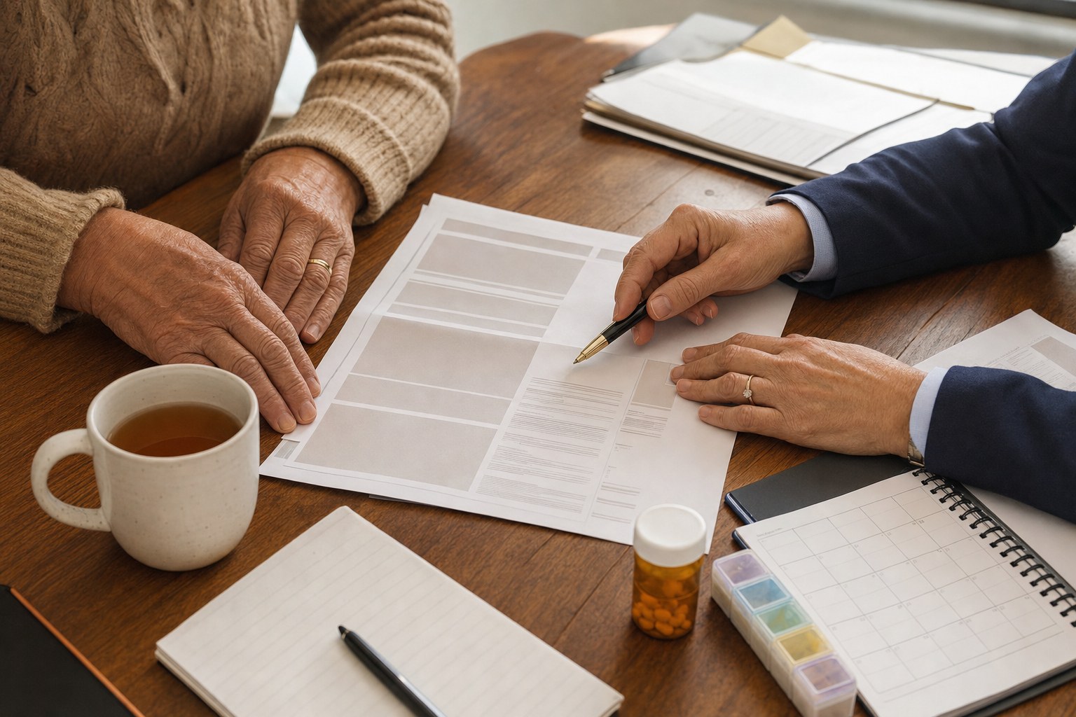 A calm Medicare guidance conversation